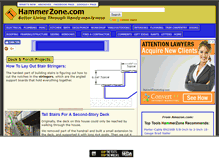 Tablet Screenshot of hammerzone.com